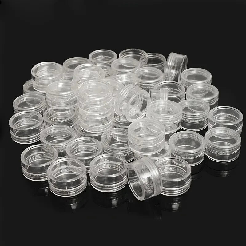 100pcs Tattoo Large Medium Small Ink Pigment Cup Ring transparent Microblading Cap Lip Eyebrow PMU Bleaching Supplies Cream