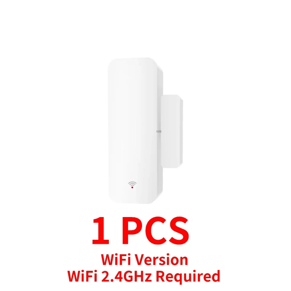 Tuya Zigbee WiFi Door Window Sensor Contact Sensor For Smart Home APP Remote Control Compatible With Alexa Google Assistant