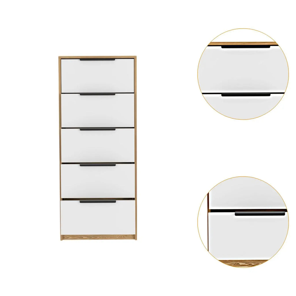 Vertical Dresser Tall Dresser Drawer Dresser for Entryway Closet Living Room - Firu Total Sales