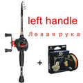 Sougayilang Telescopic Casting Rod & 7.2:1 High-Speed Reel Combo | 150M Line | 1.8-2.4m