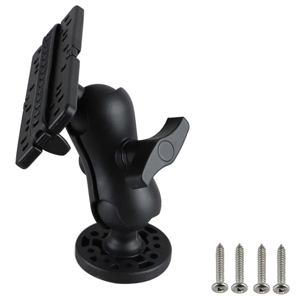Fish Finder Mount Base Wear Resist 360 Degree Swivel Fish Finder Rack Universal Fishfinder Supporter for Marine Boat Kayak