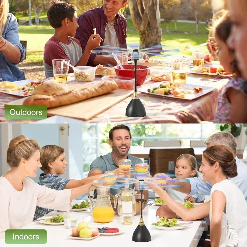 Ventilador Repelente de Moscas USB para Mesa | 2/3pcs | Picnic, BBQ y Fiestas 🎉 - Firu Total Sales