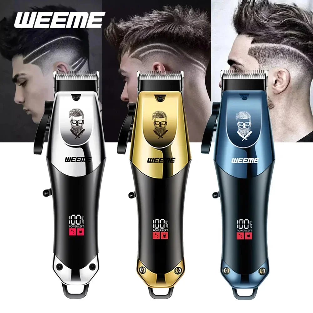 Cordless Electric Hair Cutting Machine Vintage Hair Clipper Portable Shaver Barber USB Fast Charging Hair Trimmer For Hairdresse - Firu Total Sales