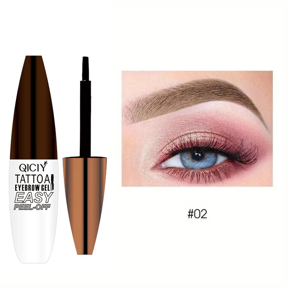 Lasting 3 Days Tattoo Easy Peel Off Eyebrow Gel Cream Types Long-Lasting Smudge-Proof Sweat Resistant  Waterproof Cosmetics