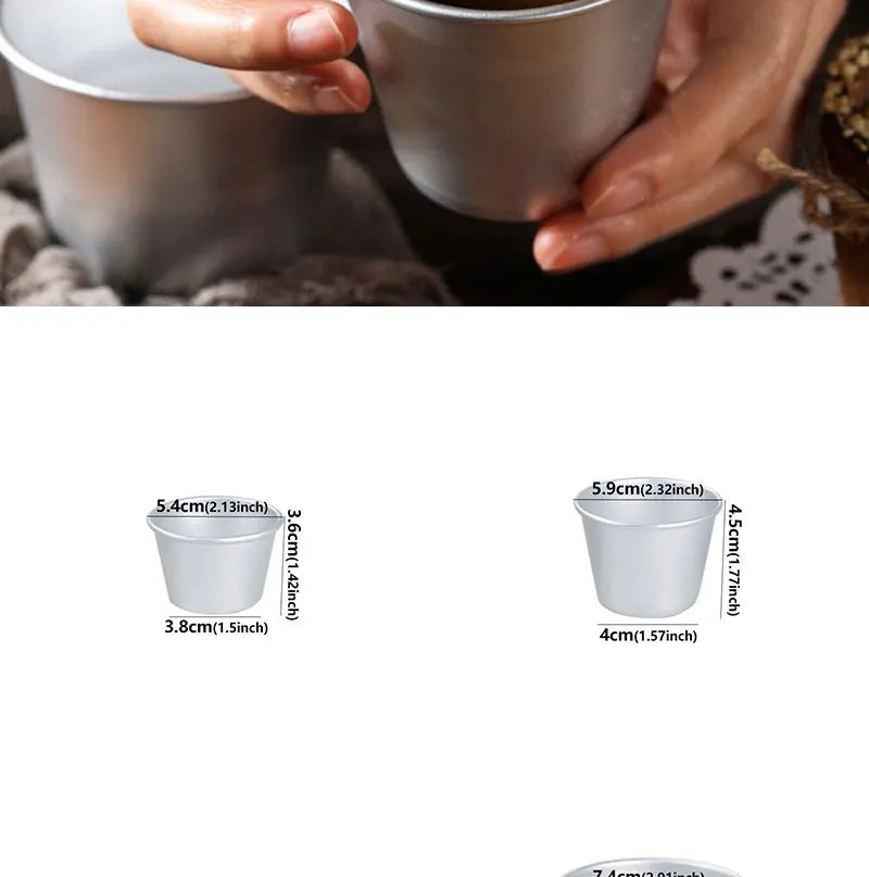 Molde de Aluminio para Pudding y Pasteles | Antiadherente | Herramienta Repostería 🍰