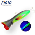 FJORD Popper Topwater Mar | 165mm 82g | Flotante | Paso en Z | Construcción Through Wire | Pesca Mar - Firu Total Sales