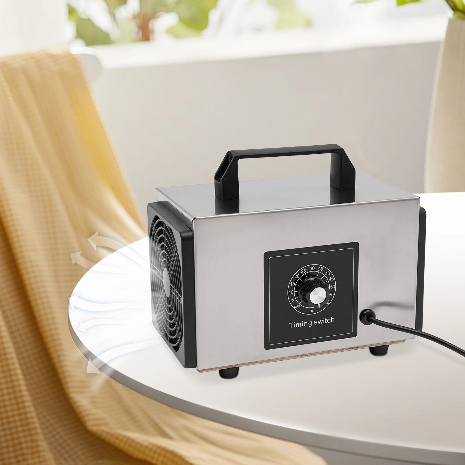 Generador de Ozono Comercial 120W 10g/h | Eliminador de Olores | Purificador O3 🌬️