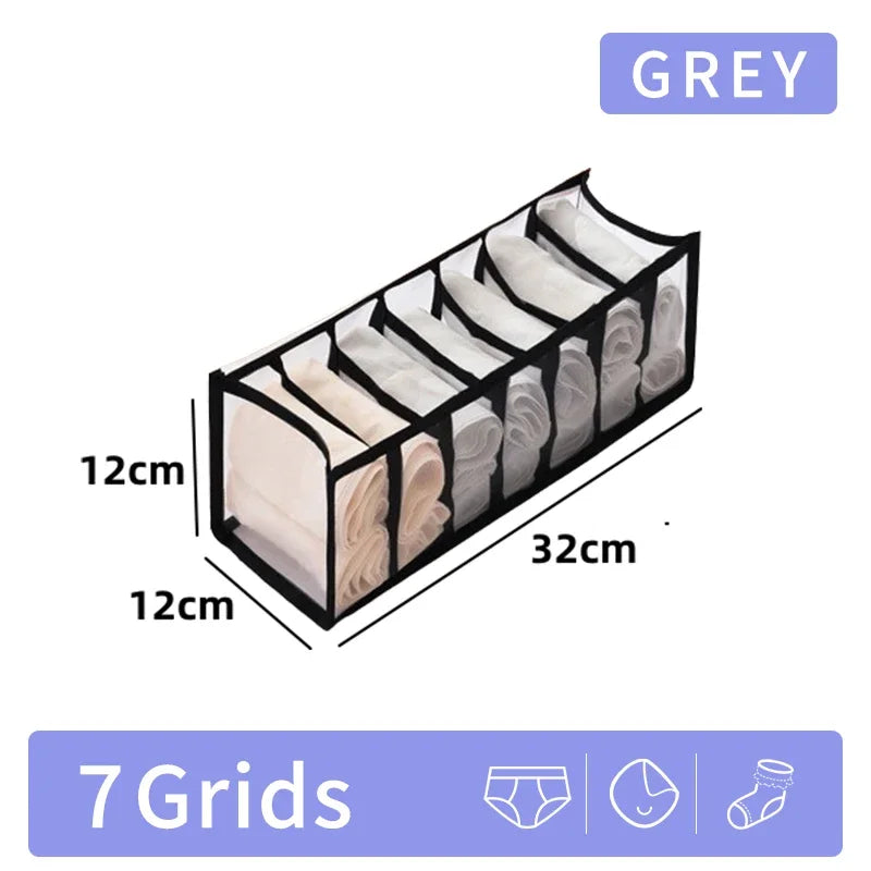 Pants Jeans Storage Box Drawers Organizer for Underwear Bra Socks Wardrobe Clothes Organizer Cabinet  T-Shirt Organizers storage