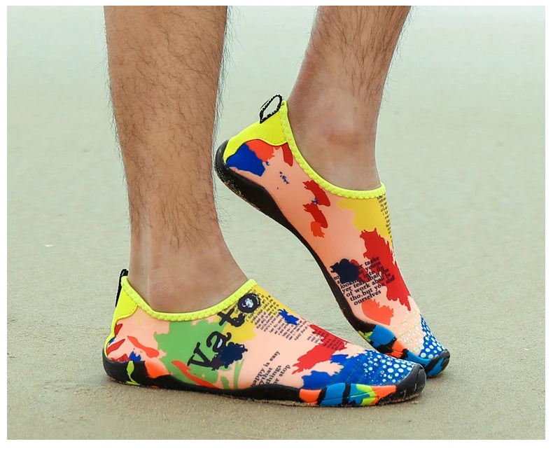 Quick-Drying Summer Water Shoes Unisex Seaside Beach Sock Barefoot Sneakers Men Swimming Upstream Sports Diving Aqua Shoes Women