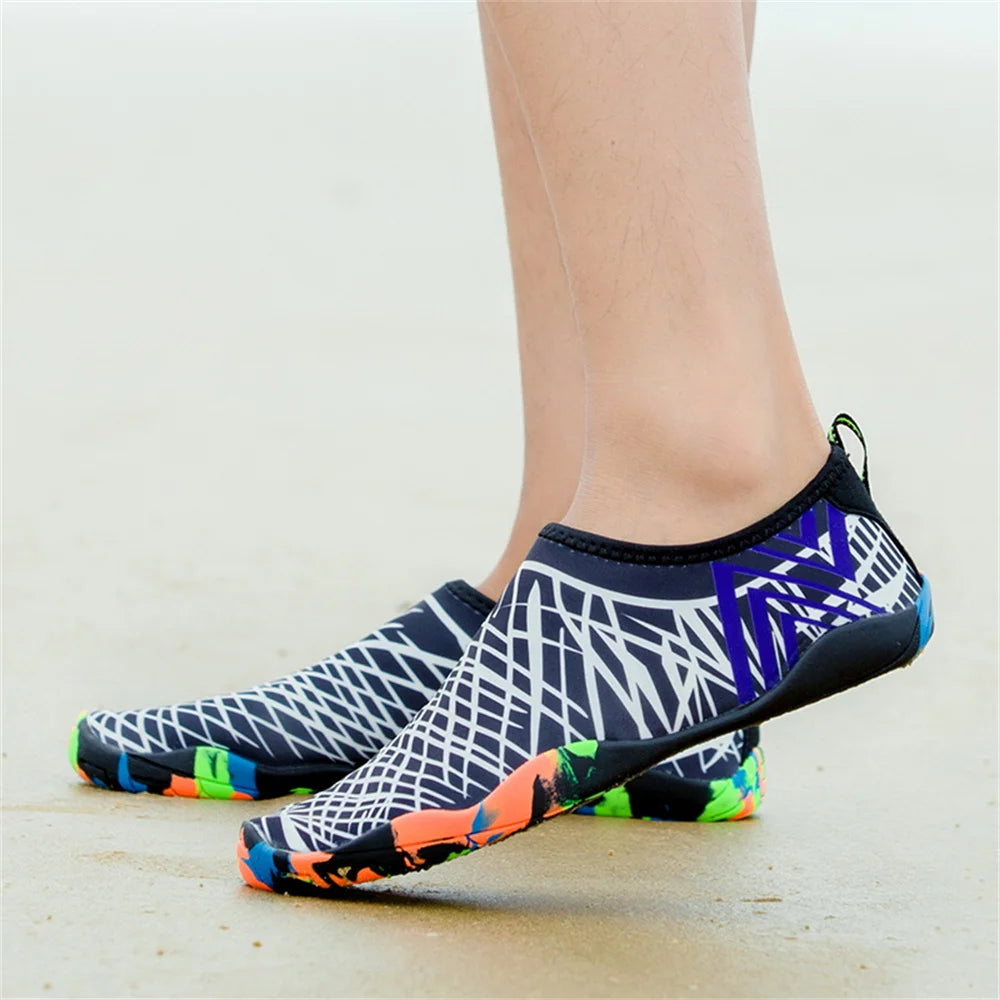 Quick-Drying Summer Water Shoes Unisex Seaside Beach Sock Barefoot Sneakers Men Swimming Upstream Sports Diving Aqua Shoes Women
