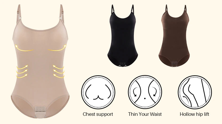 Faja Reductora Shapewear | Levanta Glúteos | Body Moldeador Sin Costuras para Mujer