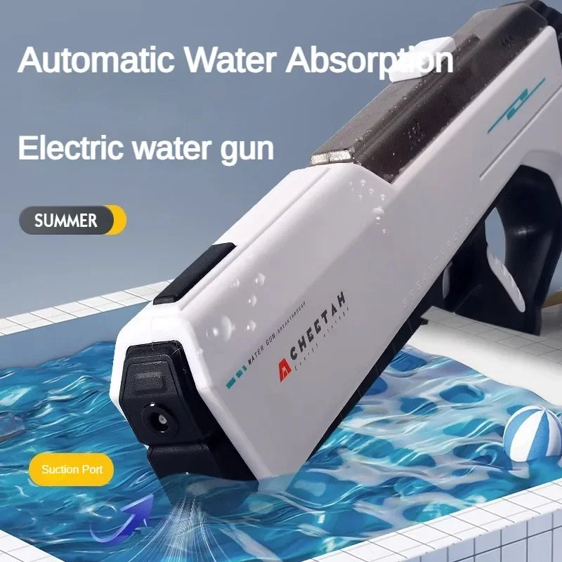 Pistola de Agua Eléctrica de Alta Presión | Juego de Verano para Niños 🔫 - Firu Total Sales