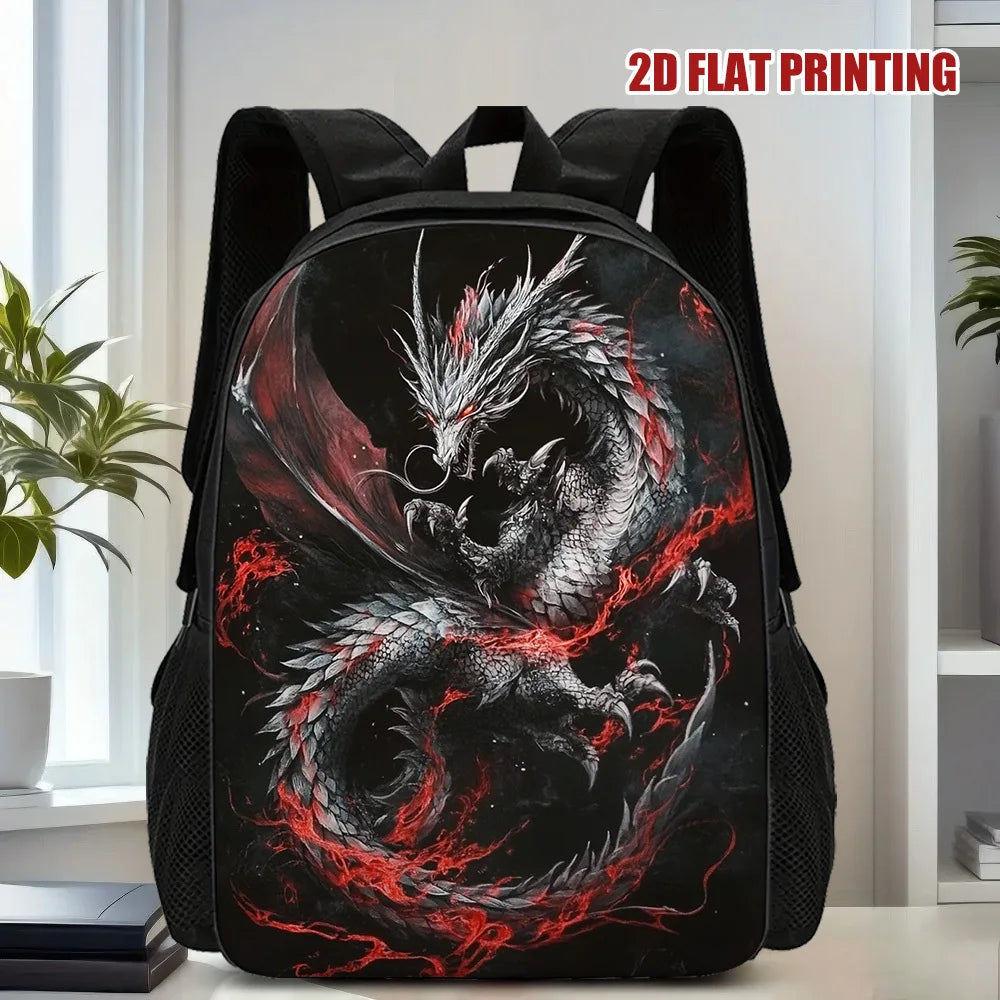 A 3D printed cartoon and cute African girl backpack for a fashionable student bag