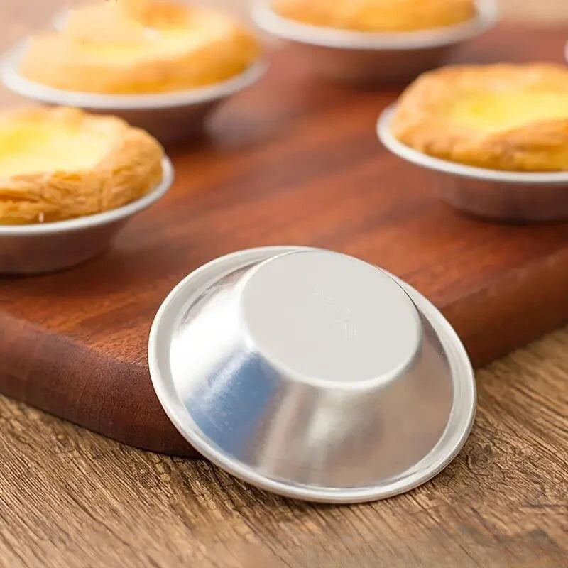 10 Moldes de Aluminio para Tartaletas y Mooncake | Accesorios de Repostería