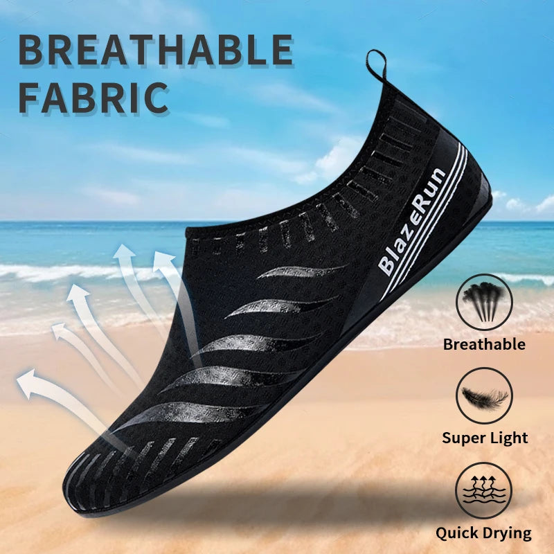 Water Sports Shoes Barefoot Quick-Dry Aqua Yoga Socks Slip-on for Men Women