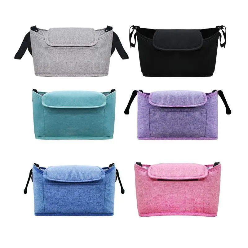 Bolsa Organizadora para Cochecito | Gran Capacidad | Portabiberones y Accesorios Bebé