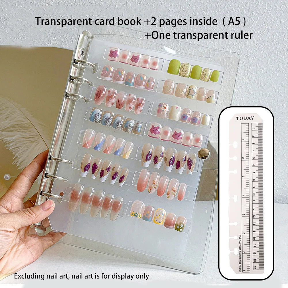 Álbum Organizador de Nail Art DIY | Exhibidor de Diseños | Herramienta de Almacenamiento 💅 - Firu Total Sales