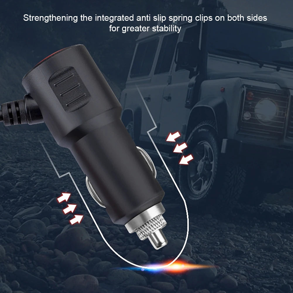 Phone Power Adapter QC3.0+PD 3.1A 120W Car Cigarette Lighter Socket Splitter Plug 4-Socket 3 USB Ports USB Phone Charger Adapter