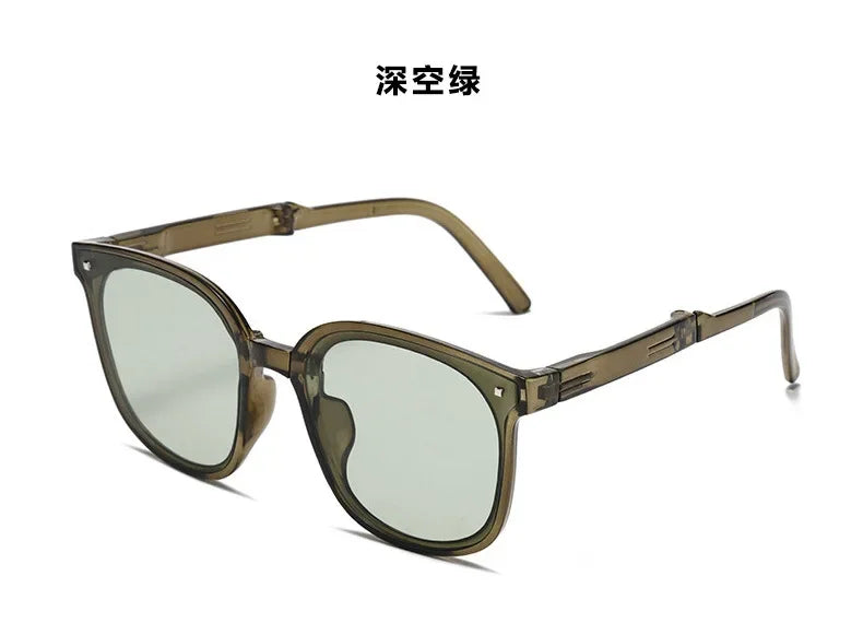 Folding sunglasses, portable, ultra light sun protection, UV protection, sunglasses for both men and women2027