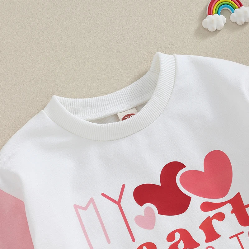 Jumpsuit Bebé Niña - Estampado Corazón Manga Larga