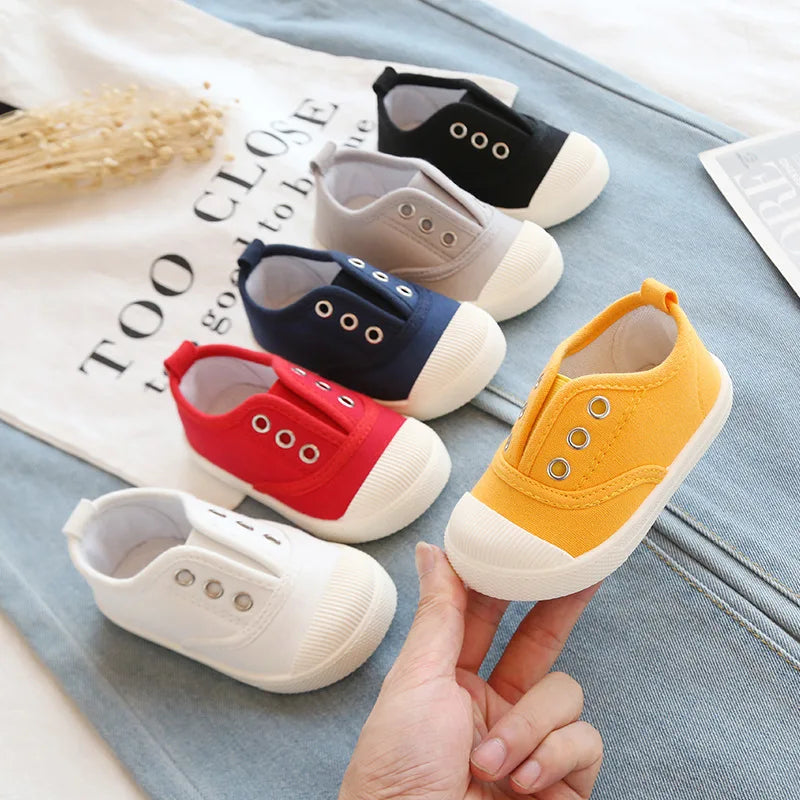 Zapatos de Lona Bajos para Niños y Niñas | Transpirables | Moda Casual