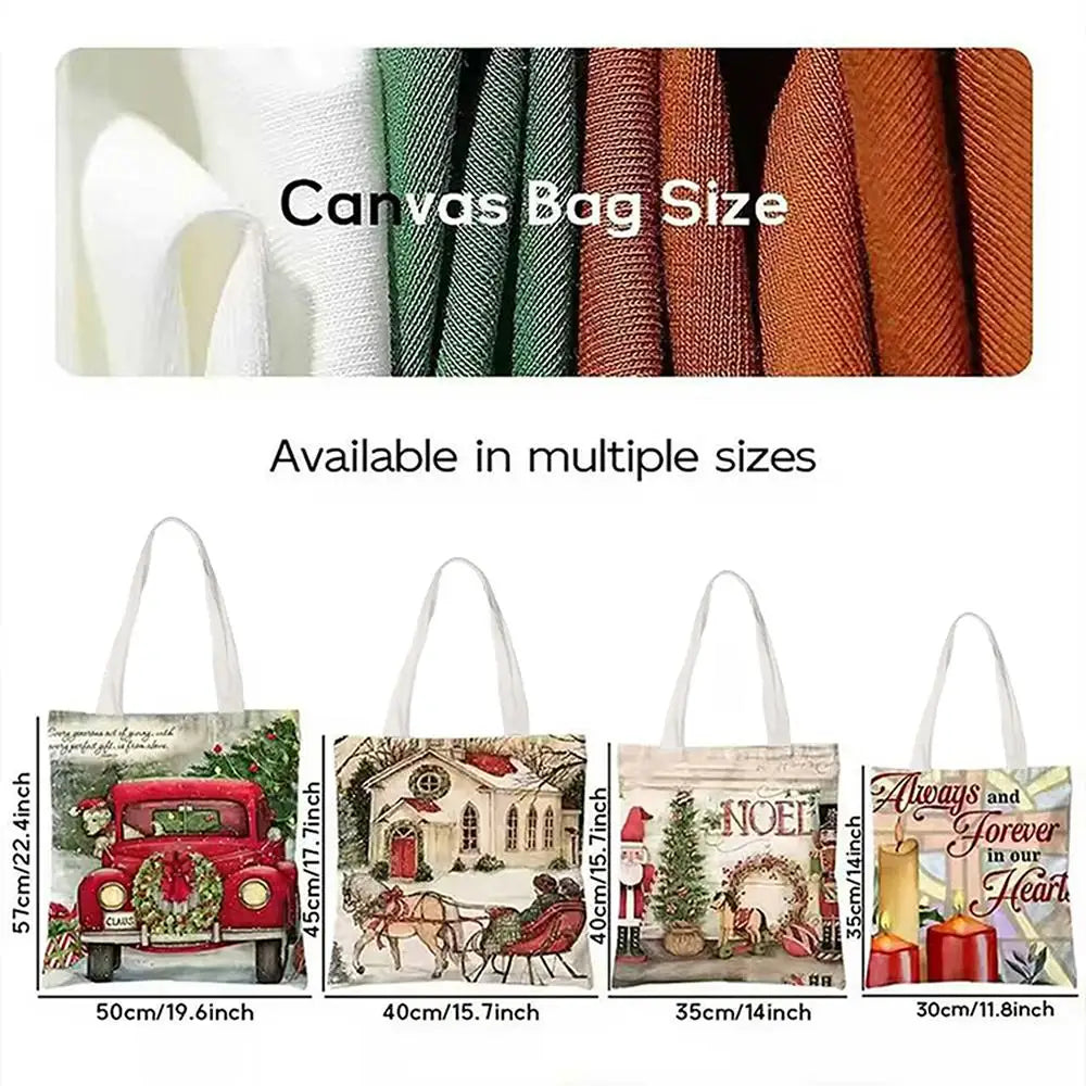 T-True Religion Storage Bags Canvas Tote Bag Double-Sided Print Fashion Shoulder Shopping Bag Gift Handbags