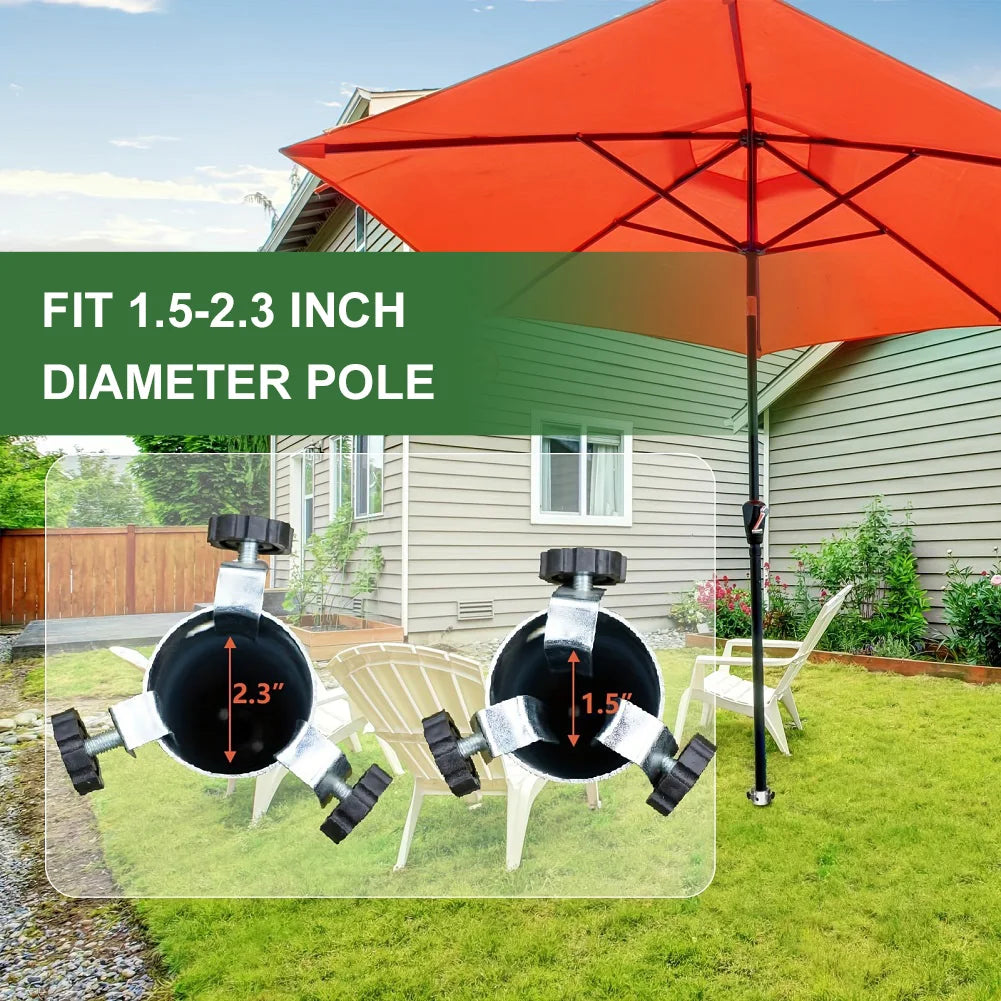Beach Umbrella Sand Anchor No Dig Metal Umbrella Stand Heavy Duty Beach Sand Ground Anchor for Patio Umbrella Base