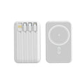 10000mAh Power Bank 15W Magnetic Fast Charging External Battery Wireless Charger with 4lines Cable for iPhone 15/14/13 xiaomi
