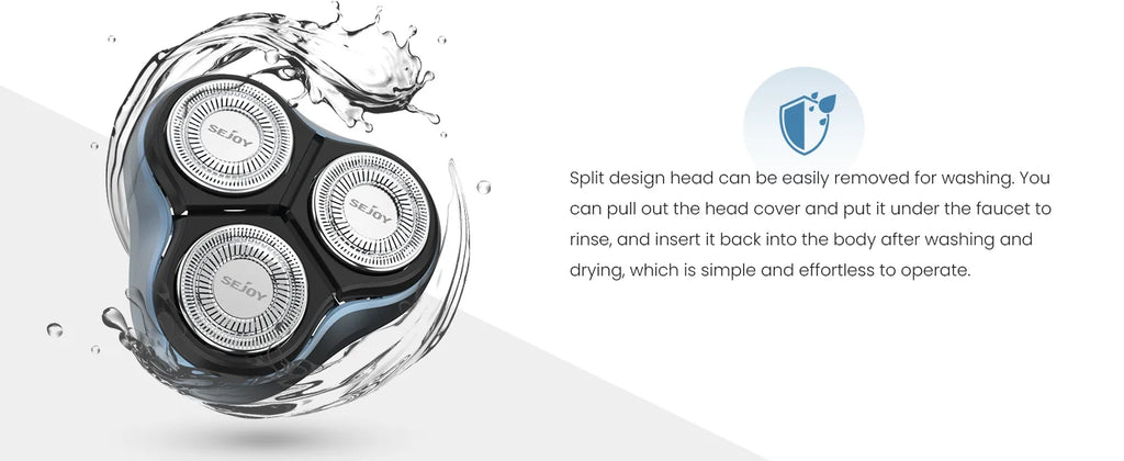 Sejoy Electric Razor for Men Rechargeable Electric Razor Shaving Machines  Mens Electric Shavers, - Firu Total Sales