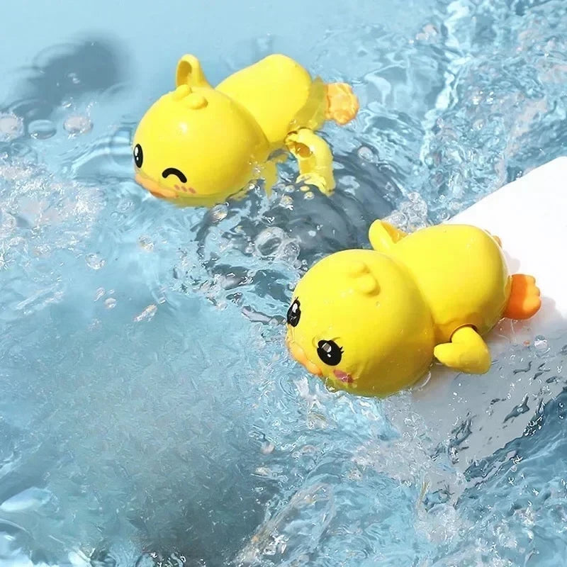 Bath Toys Cute Swimming Clown Fish Bath Toy for Toddlers Floating Wind Up Toys for Boy Girl New Born Baby Bathtub Toddler Toys