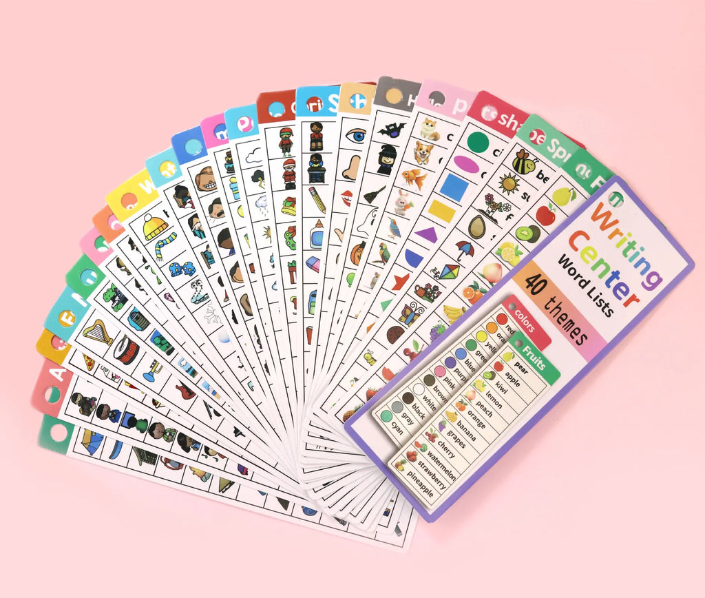 40 Themes Word Cards Puzzle Educational Toy Word Flashcards English Student Learning Cards Teacher Teaching Aids Word Cards