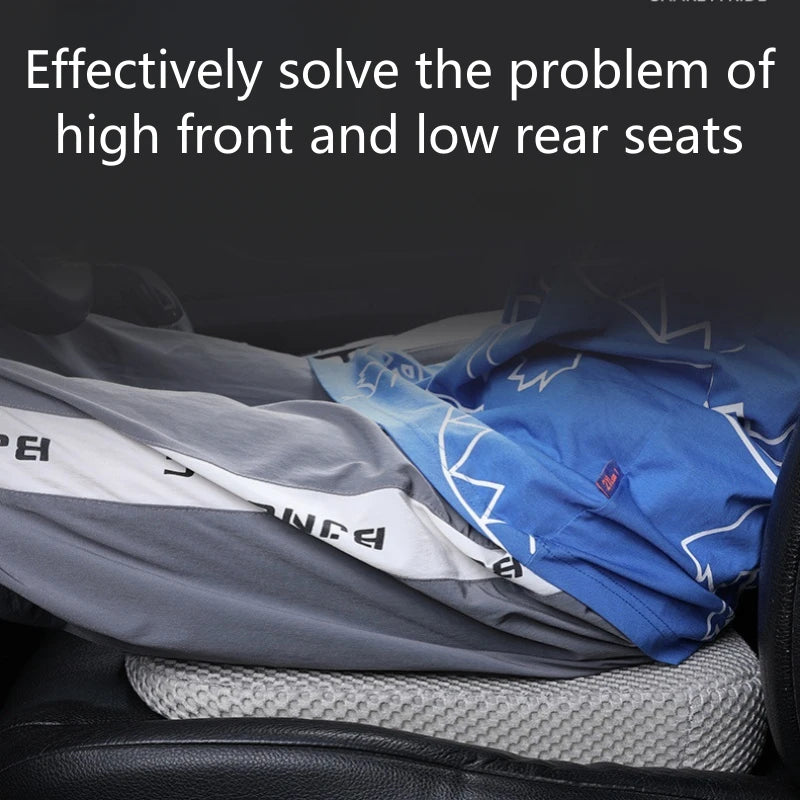 Car Booster Seat Cushion — Breathable Height Boost Pad | Fatigue Relief
