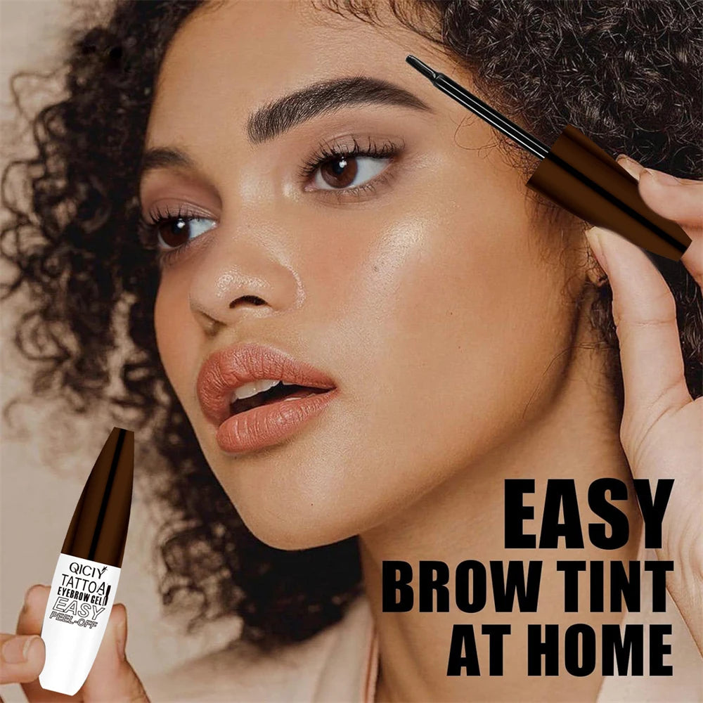 Lasting 3 Days Tattoo Easy Peel Off Eyebrow Gel Cream Types Long-Lasting Smudge-Proof Sweat Resistant  Waterproof Cosmetics