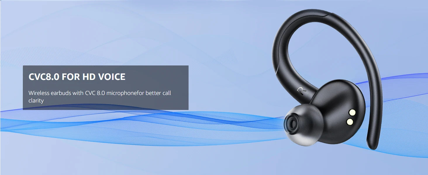 Auriculares Inalámbricos Btootos Sport | 48H | IP7 Impermeable | Mic HD | Bluetooth 5.3 | Running - Firu Total Sales