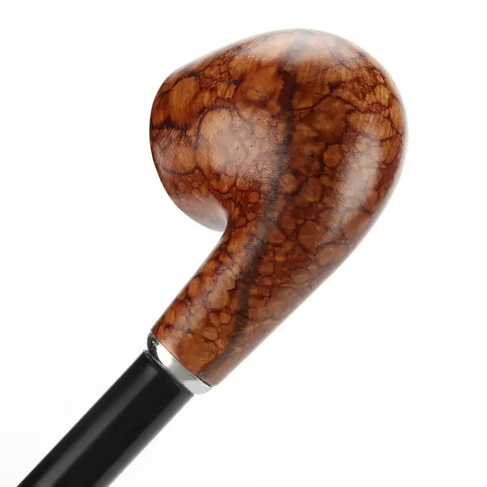 New Personality Wodden  Smoking Pipes 41cm Lengthened Resin Loop Long Handle Pipe Dry Tobacco Accessories with Gift Box