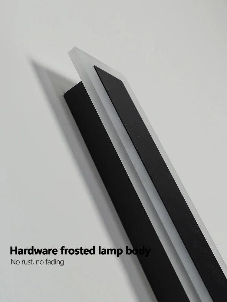 Modern Waterproof outdoor Long Strip LED wall lamps IP65 Aluminum Wall Light Garden porch Sconce Lights 110V 220V wall washer