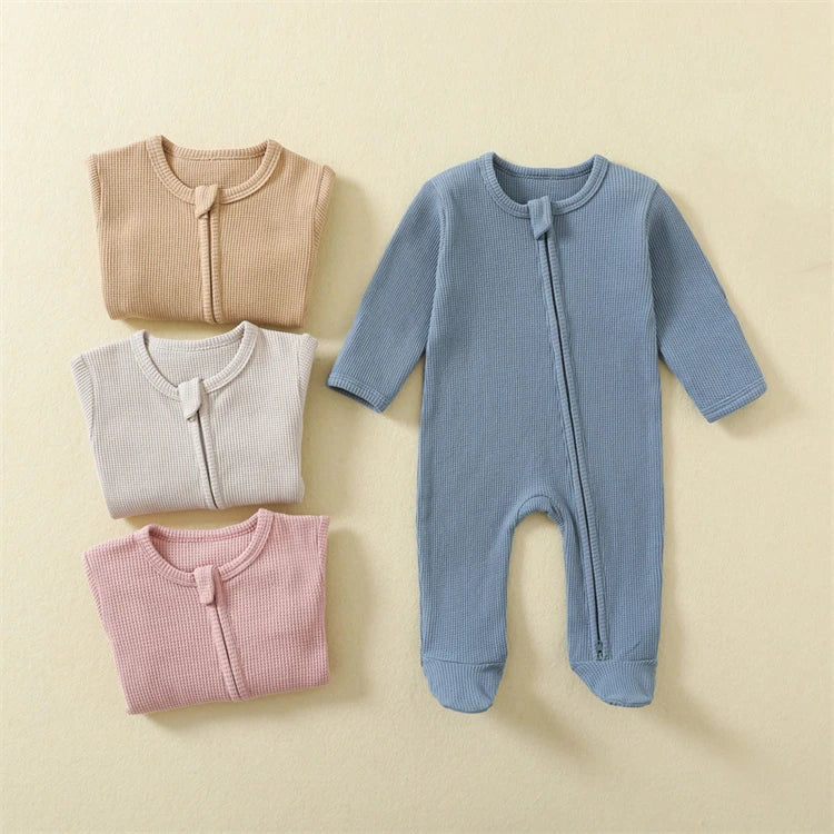 Pijama Mameluco de Algodón Orgánico para Bebé | Suave y Transpirable
