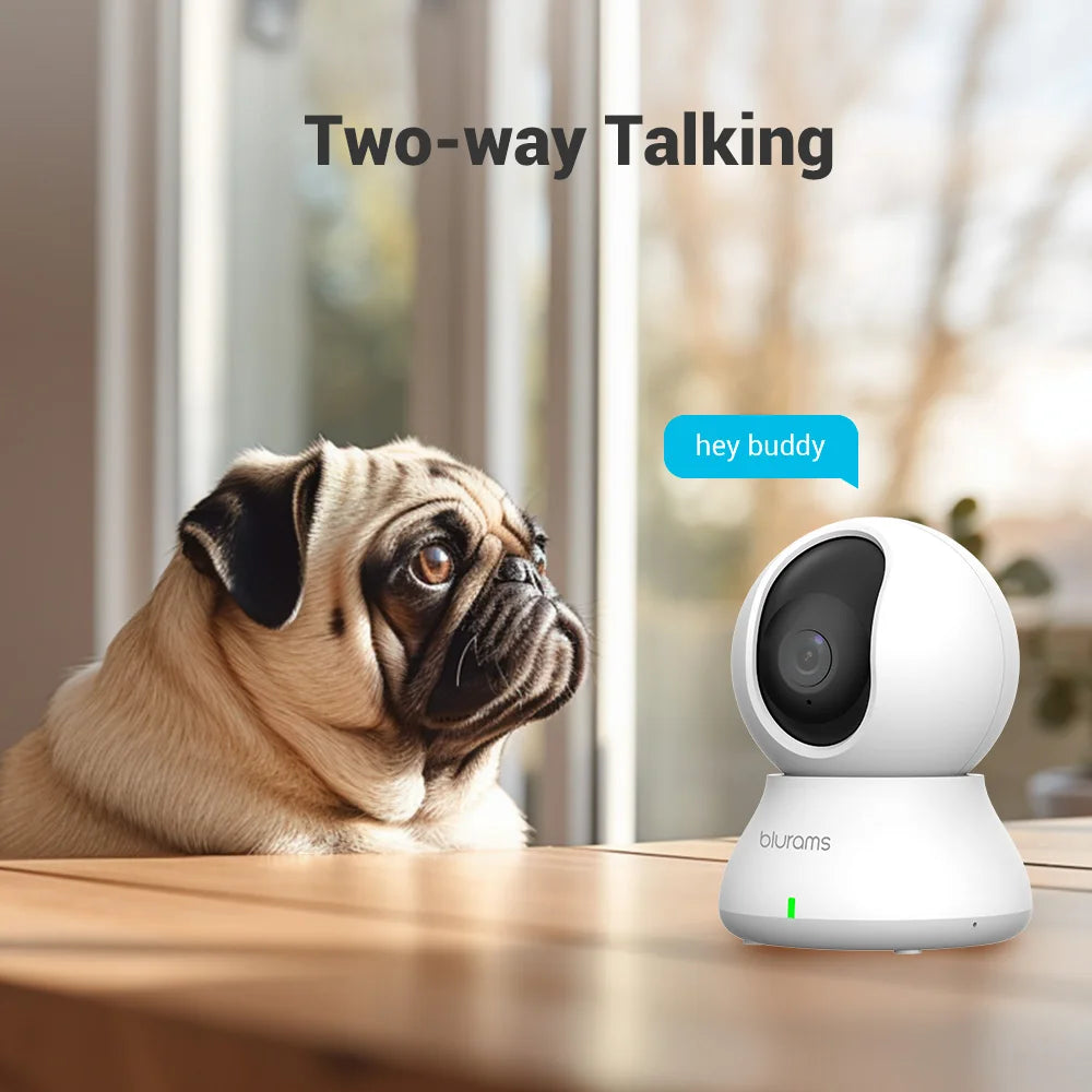 Baby Monitor Camera 2K HD | Motion Detection + Two-Way Audio | Easy Setup | Night Vision