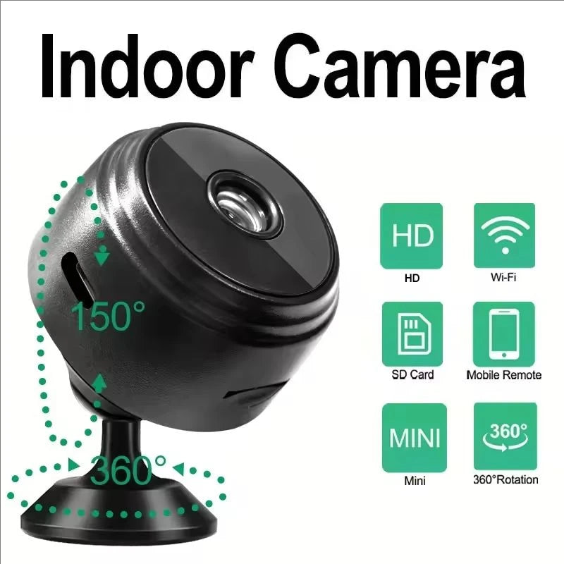 A9 WiFi Mini Security Camera — Smart Home Monitor | Baby & Pet Surveillance