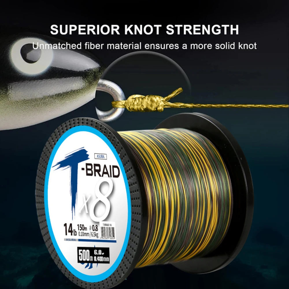Thornsline Asura Series 8 Strands 4 Braided 1000M 3000M Fishing Line Multifilament PE Line For Carp Fishing  Saltwater pesca New