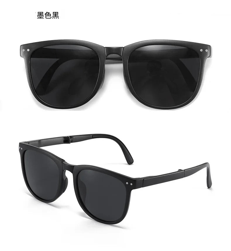 Folding sunglasses, portable, ultra light sun protection, UV protection, sunglasses for both men and women2027