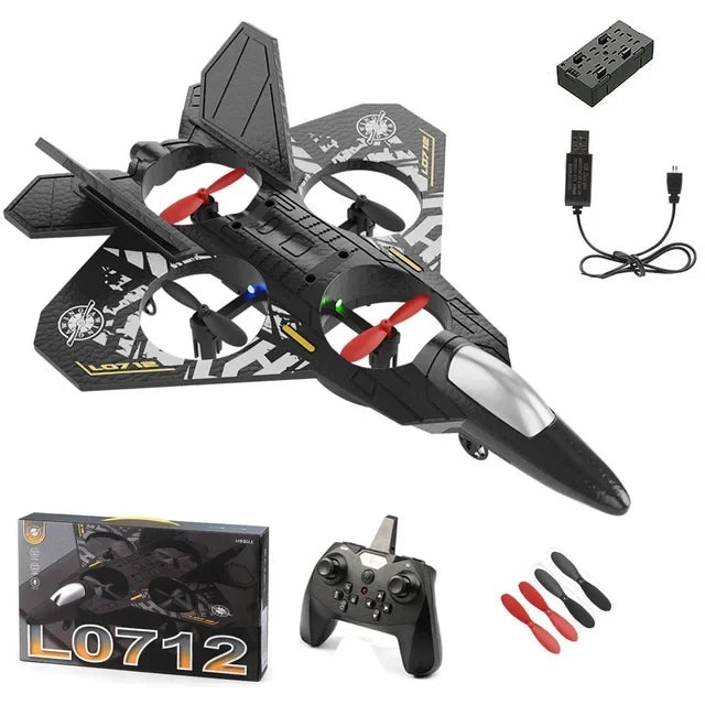 Avión RC Planeador EPP Foam 2.4G con Luces | Control por Gravedad | Regalo Niños ✈️ - Firu Total Sales