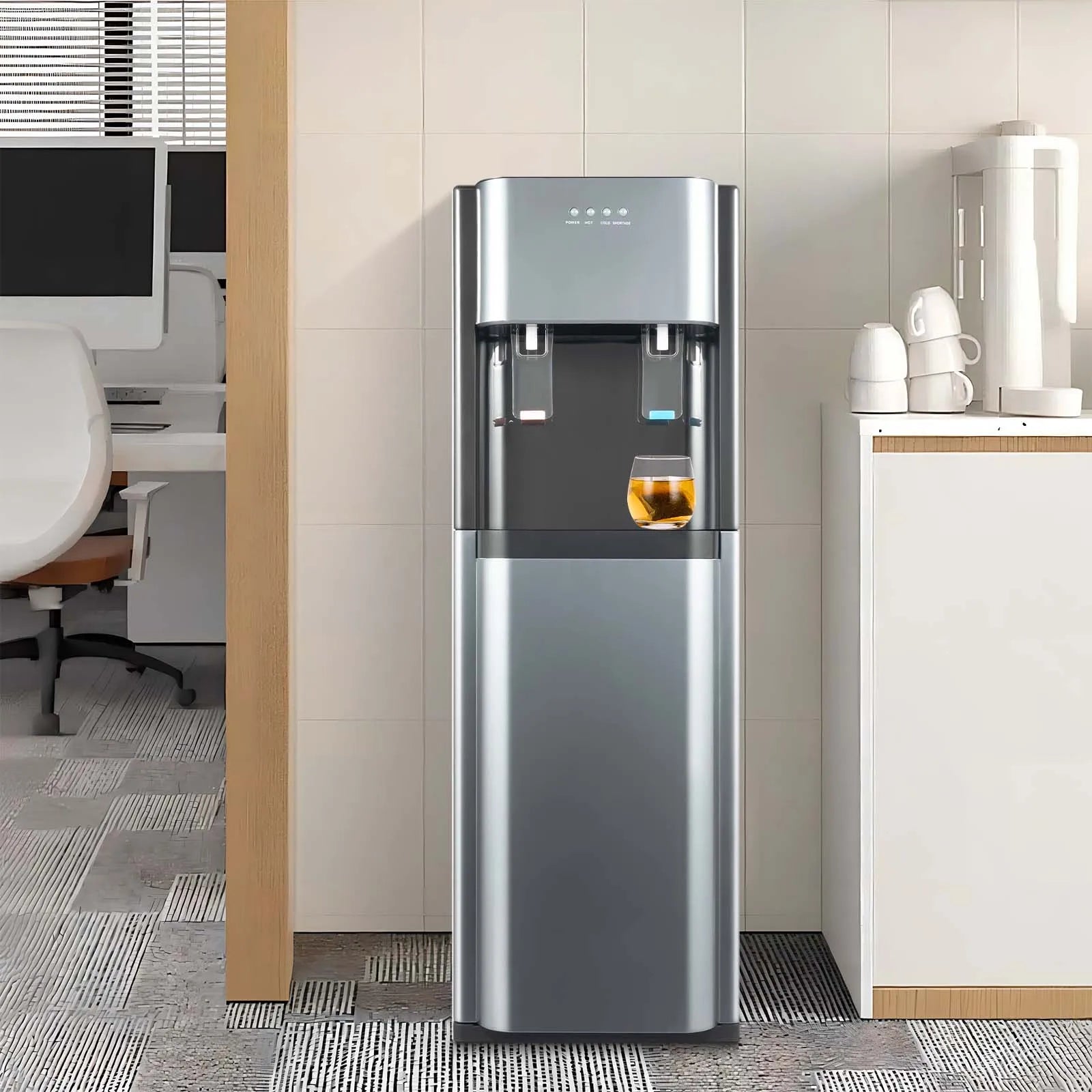 620W 110V Bottom Loading Water Dispenser Water-dispenser with Hot and cold Function for 20L Water Bucket