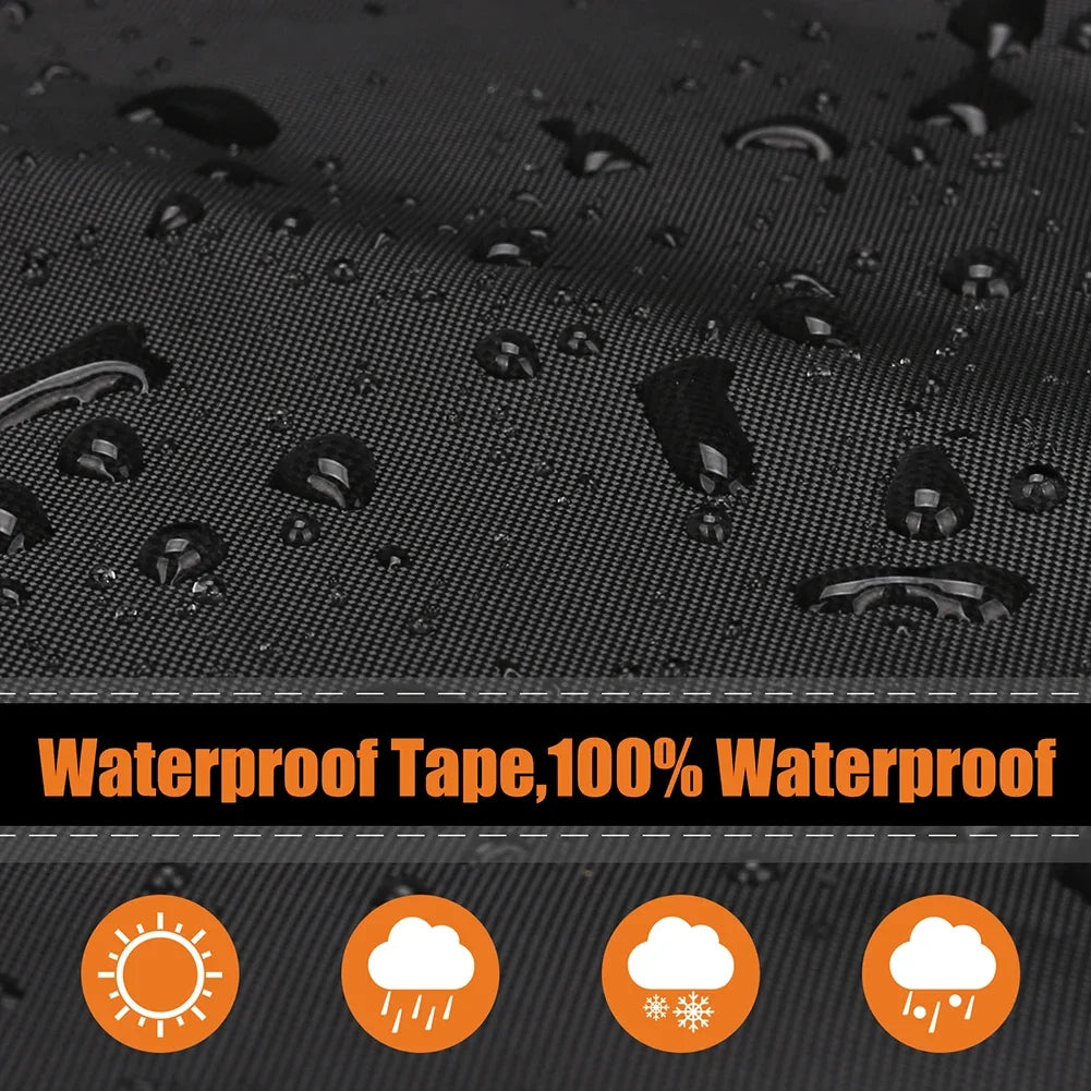 Garden Furniture Cover with Air Vent Waterproof Windproof Anti-UV Heavy Duty Rip Proof 600D Oxford Patio Garden Table Cover Pack
