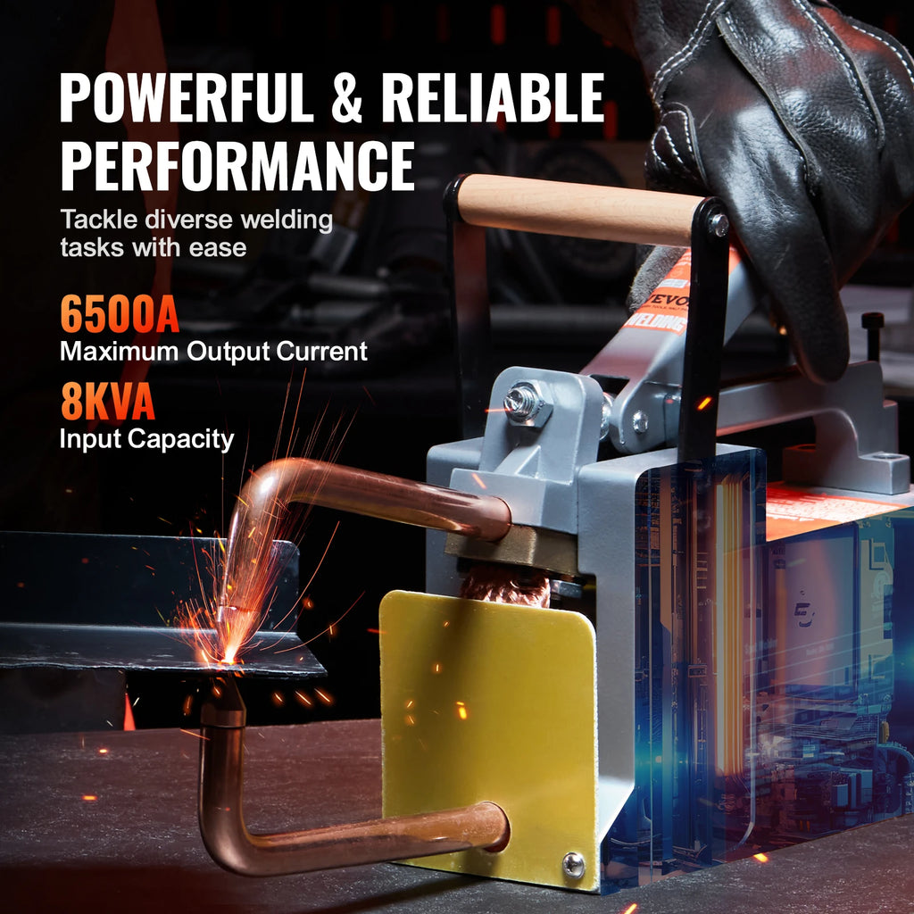 Soldadora de Puntos Portátil SucceBuy 8KVA | Acero Inoxidable y Aluminio 🔧