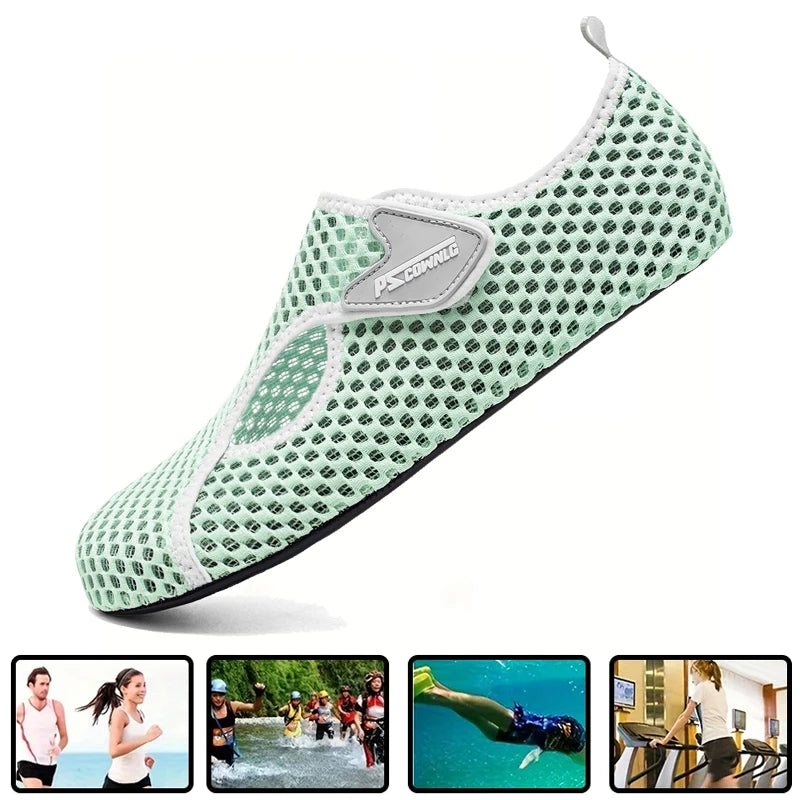 Unisex outdoor water shoes Comfortable quick drying beach socks Barefoot shoes Men women Swimming sneakers Yoga casual shoes