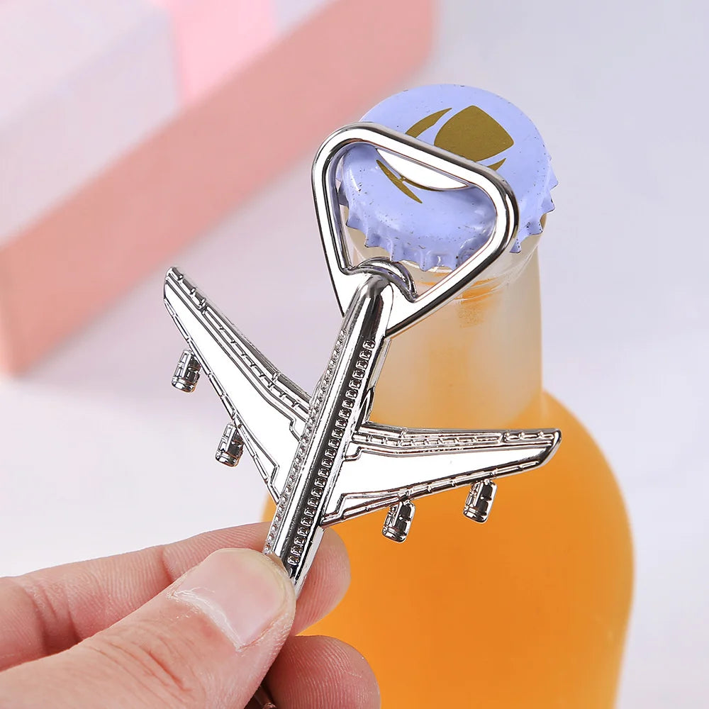 Creative Aviation Aircraft Keychain Car Metal Key Ring Male And Female Key Chain Business Small Gifts