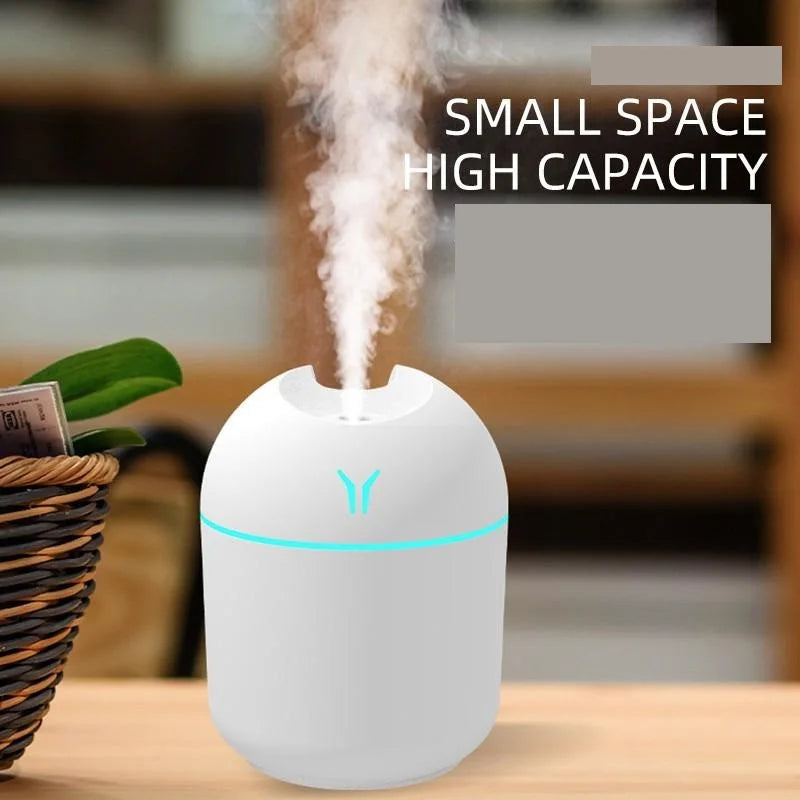Difusor Portátil de Aceites Esenciales 250ml USB | Luz Nocturna | Sin BPA 🌿