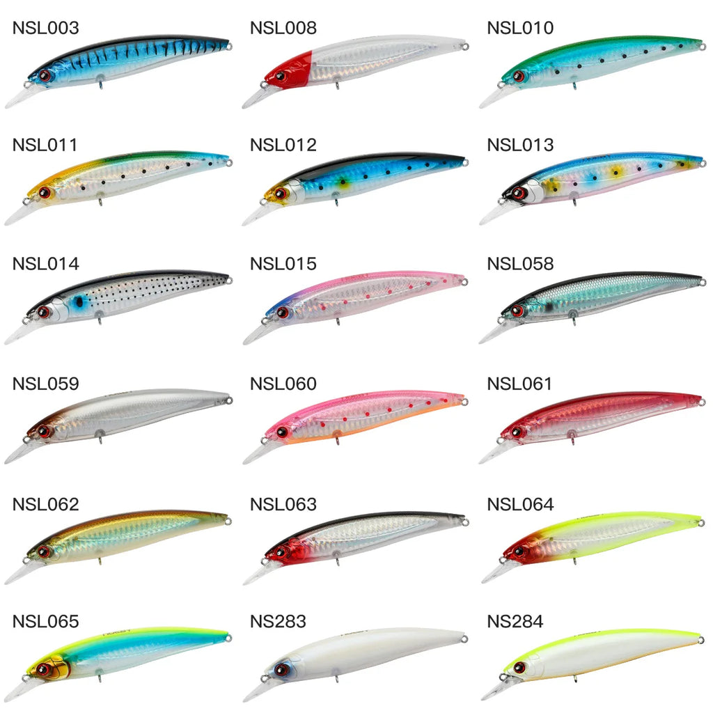 Noeby NBL9006 Jerkbait Flotante | 100mm/14g o 120mm/22g | Longcast | Bass, Lubina y Bonito | Mar y Lago - Firu Total Sales