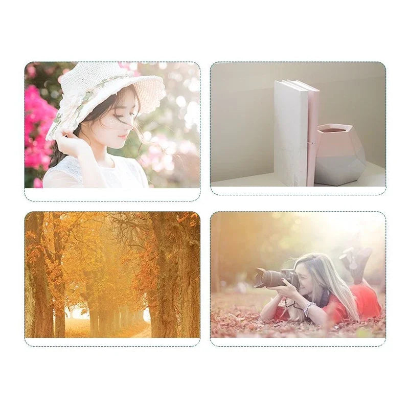 1/4 White Mist Camera Filter Soft Diffusion Dreamy Cinematic for Canon Nikon Sony Camera Lens 49mm 52mm 55mm 58mm 62mm 67mm 72mm
